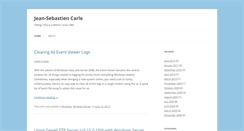 Desktop Screenshot of jcarle.com